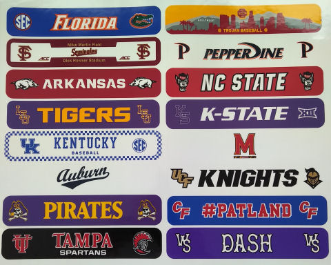 Baseball Base Decals