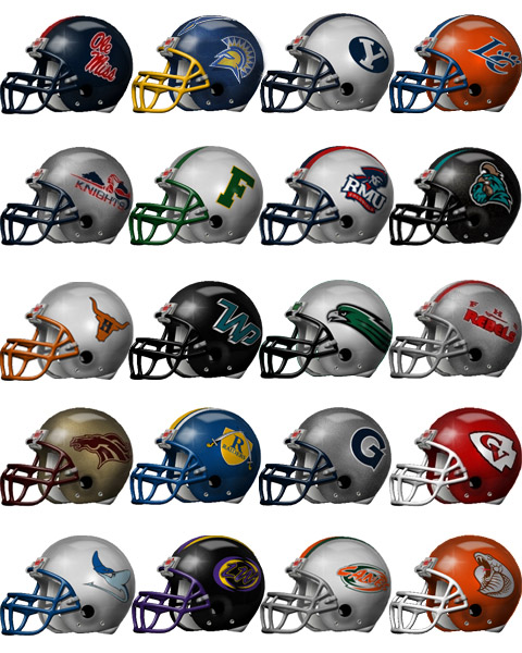 Football Helmet Decals